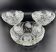 Small Pressed Glass Bowls with Frosted Tulip Decor - Vintage Bowls