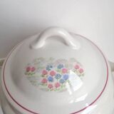 Large porcelain soup tureen Orchies Moulin des Loups Saint-Amand - 2.5 liter vegetable dish