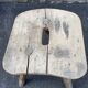 Brutalist rustic farmhouse stool