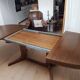 Oval dining table with extensions
