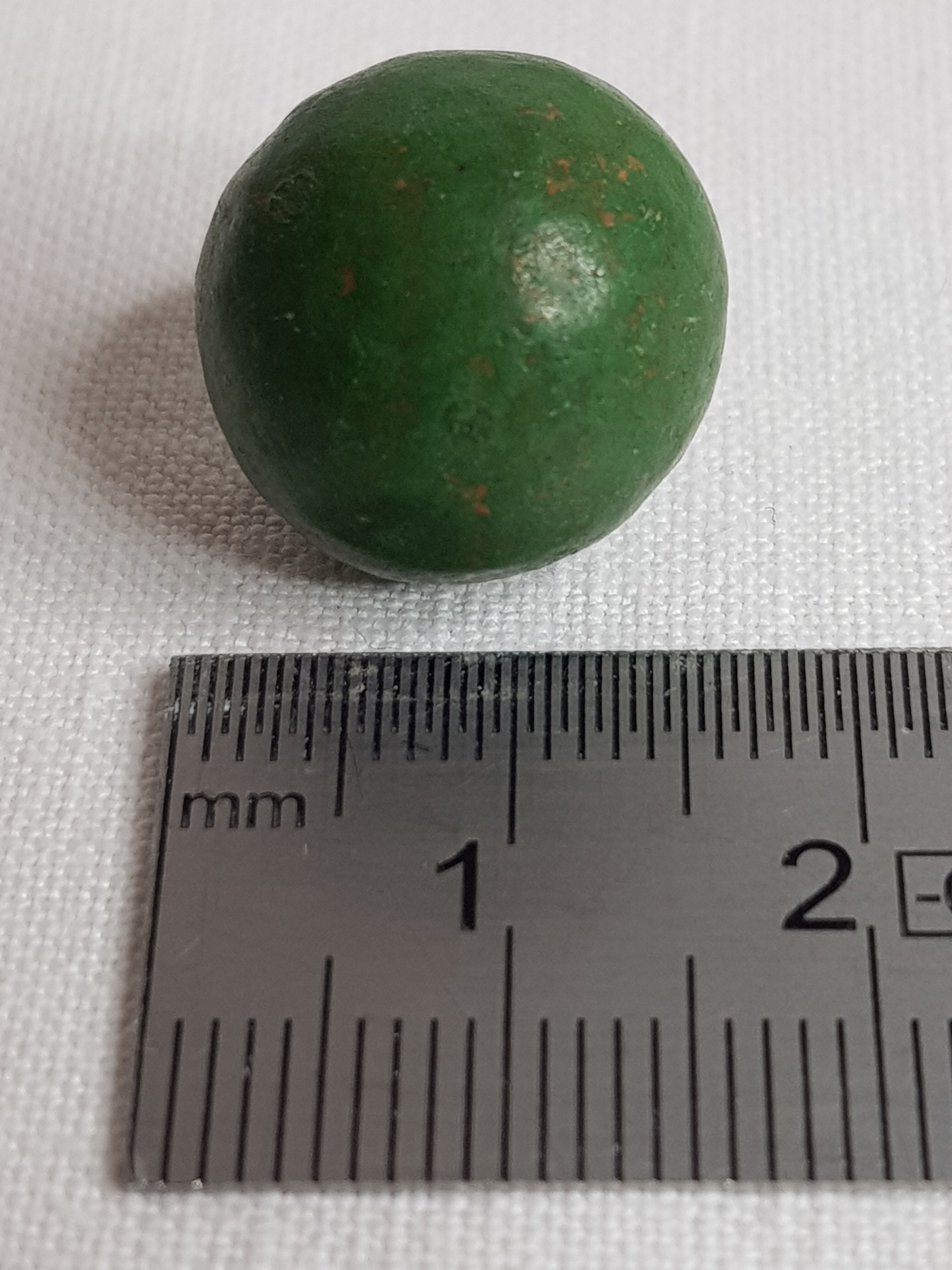 Lot of 100 ancient clay marbles 1900