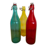 Set of 3 color bottles