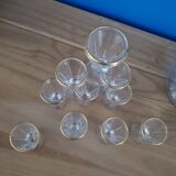Lot 10 shot glasses