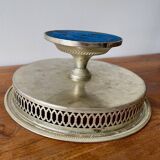 Silver-plated fruit bowl