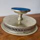 Silver-plated fruit bowl