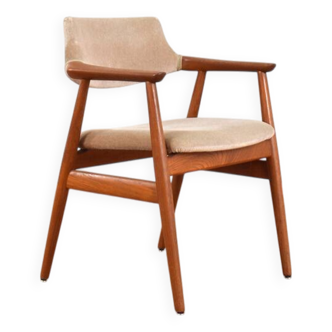 Fauteuil danois vintage en teck par Svend Åge Eriksen pour Glostrup, 1960.