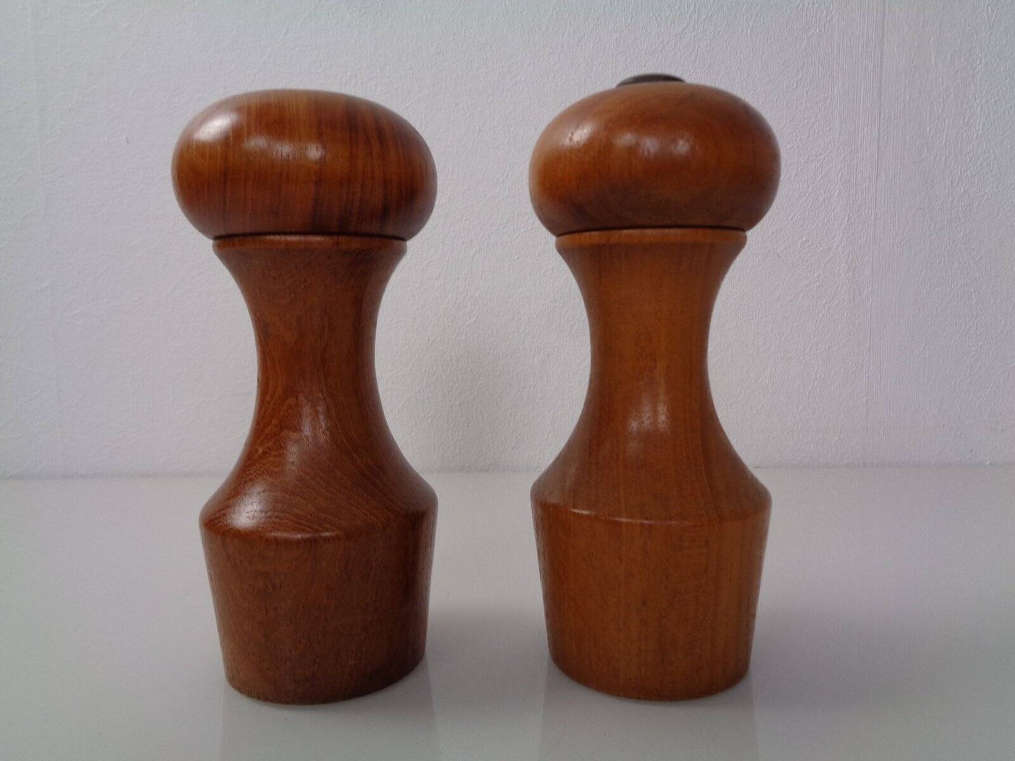 Mid-Century Teak Salt Shaker and Pepper Mill by Zassenhaus, 1960s, Set of 2