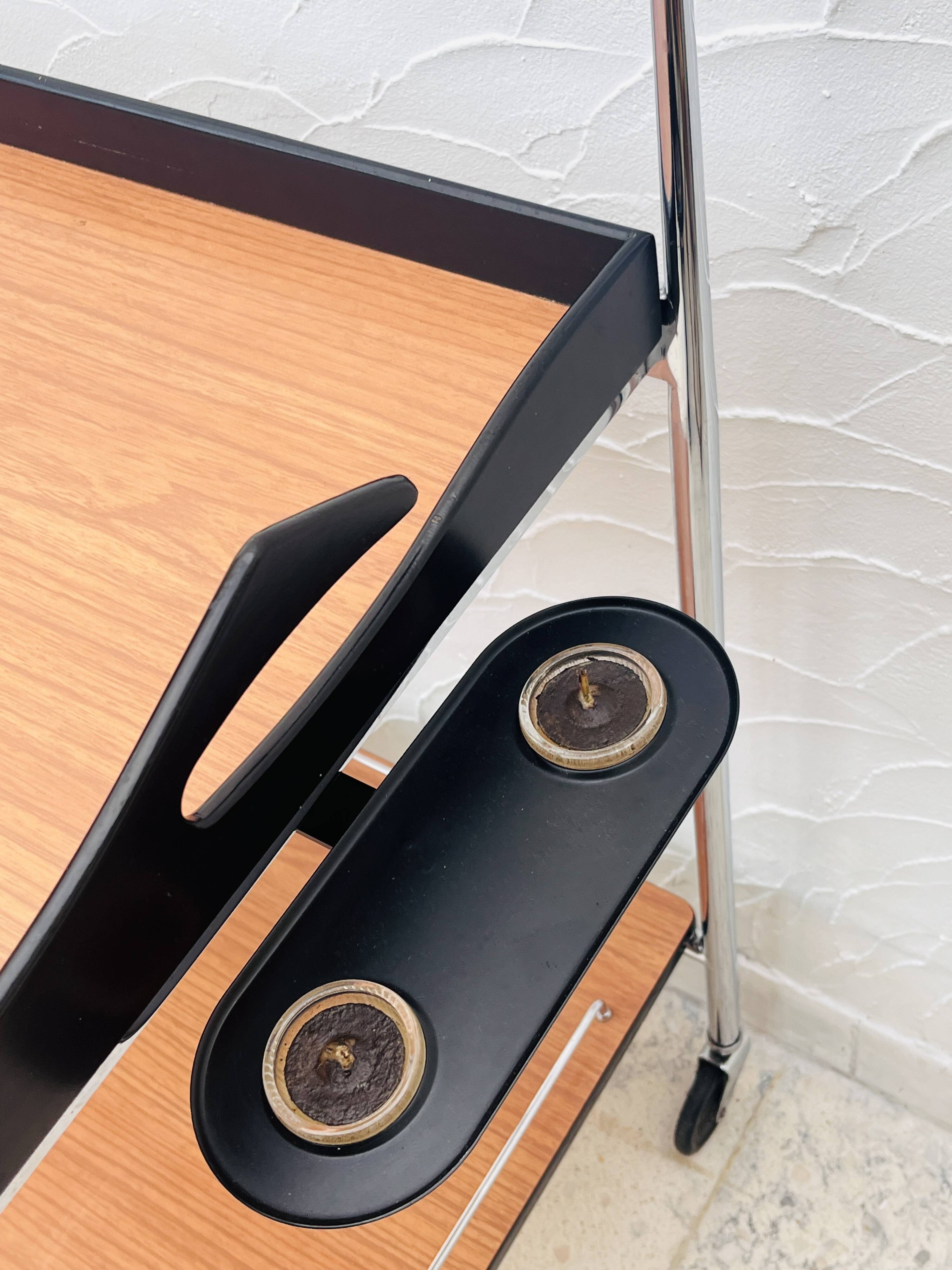 Italian design serving cart