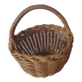 Panier en osier rustique et artisanale