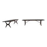 Table basse moderne suédoise en teck par Jo Carlsson, 1960