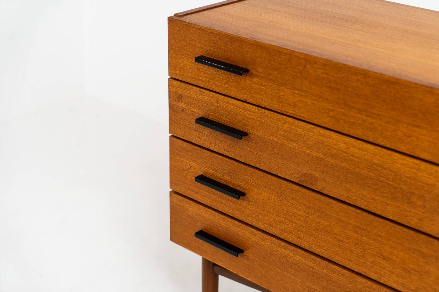 Teak chest of drawers by V-form (Belgium, 1960s).