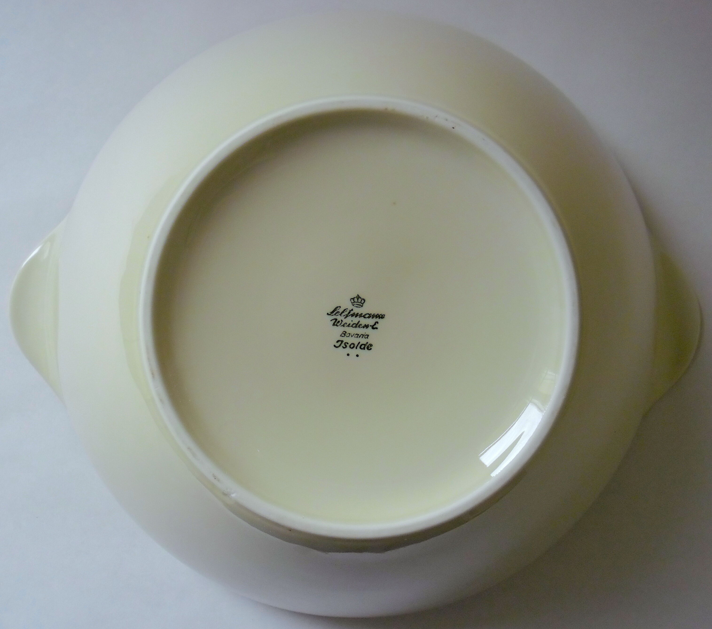 Seltmann-Weiden white and gold porcelain soup kitchen (Bavaria)