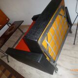 In 1960 convertible leatherette seat