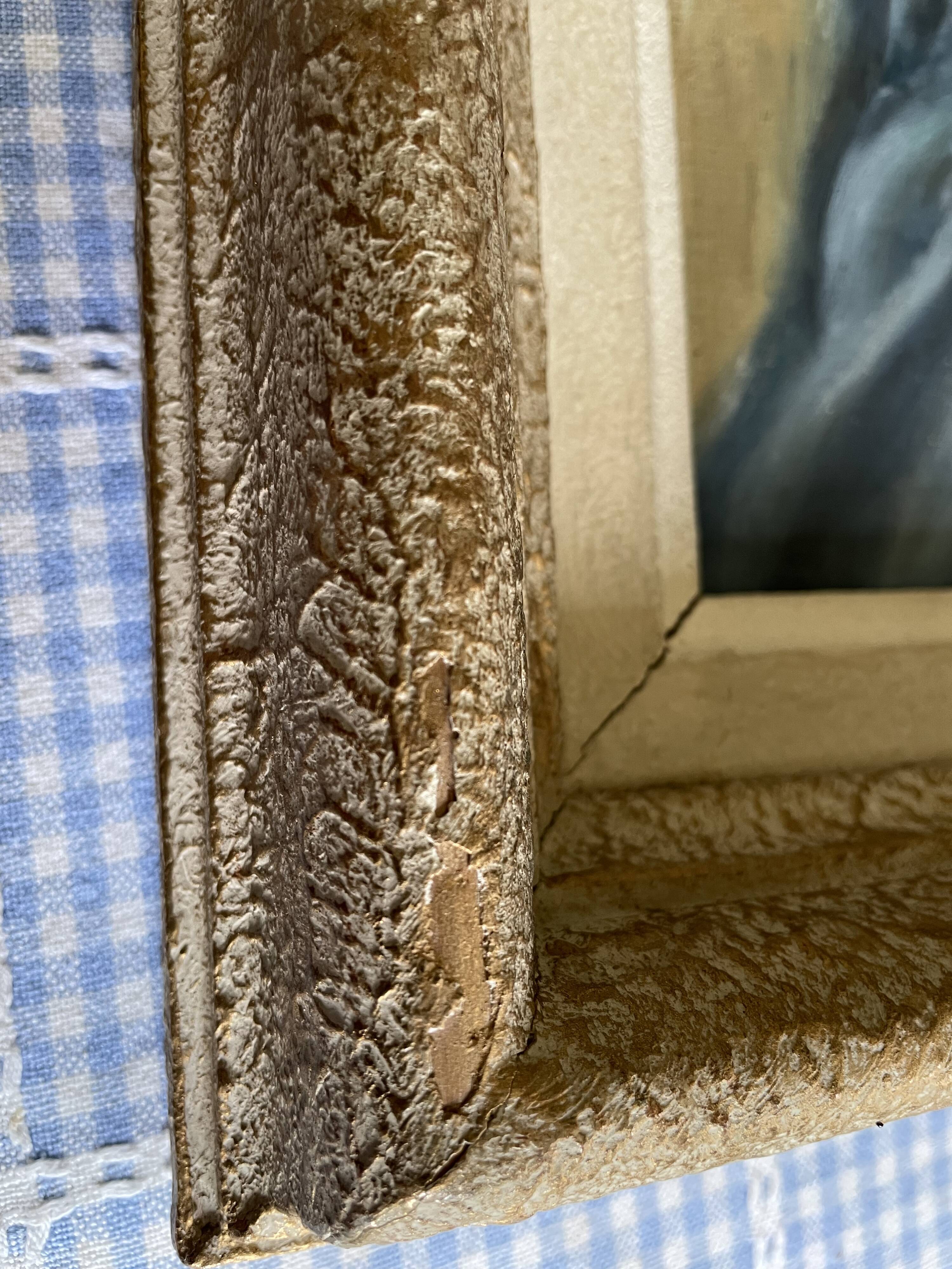 Old painting bouquet of flowers