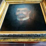 Portrait d'homme second empire XIXème