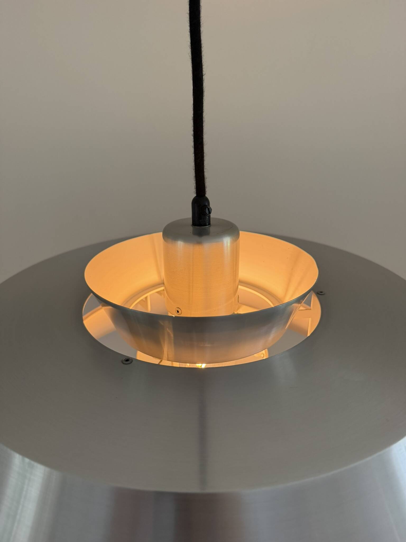 Vintage Fog & Morup Nova pendant - Brass - Jo Hammerborg - Danish design lamp