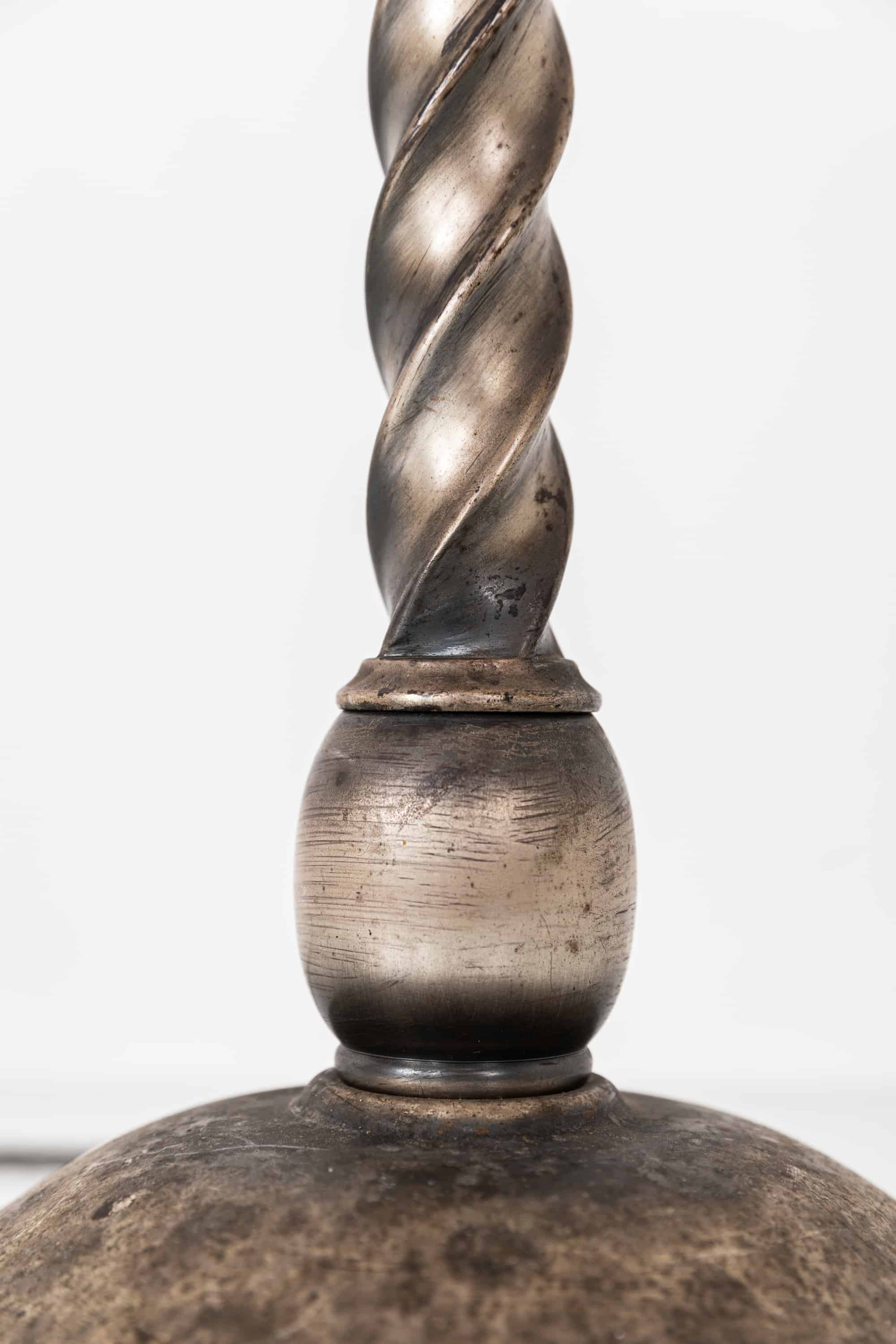 Silver plated Gec standard floor lamp