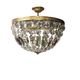 Crystal basket chandelier