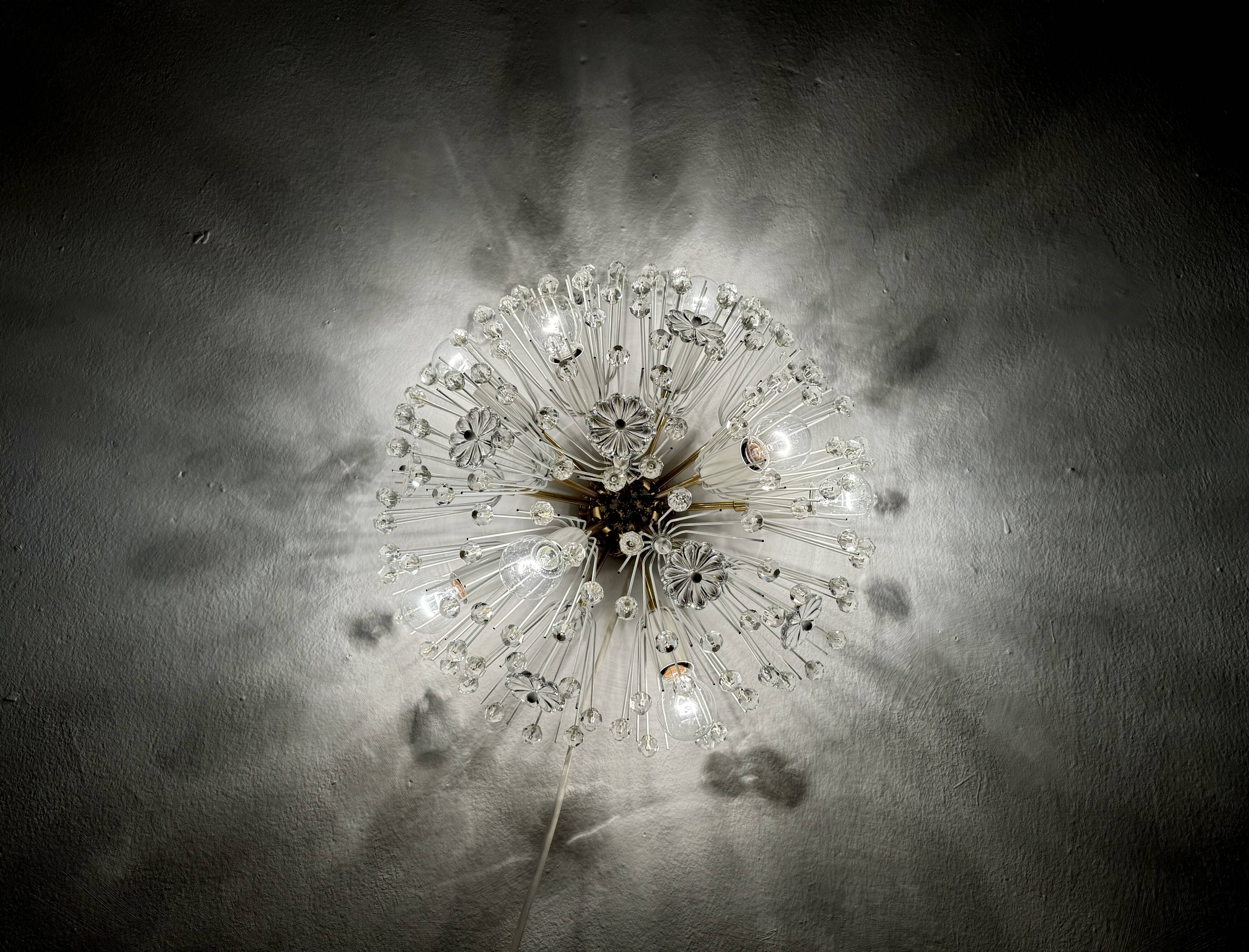Dandelion Wall or Ceiling Lamp by Emil Stejnar for Rupert Nikoll