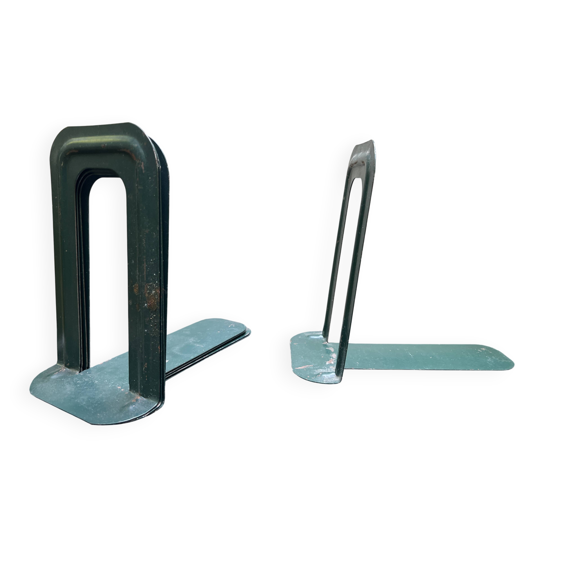 Bottle green bookend