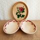 Lot de 2 raviers Badonviller France Pornichet vintage
