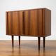 Rosewood Tambour Door Cabinet By Kai Kristiansen For Feldballes