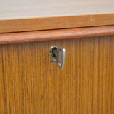 Commode en teck, années 1960
