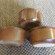 Series of 3 sandstone bowls