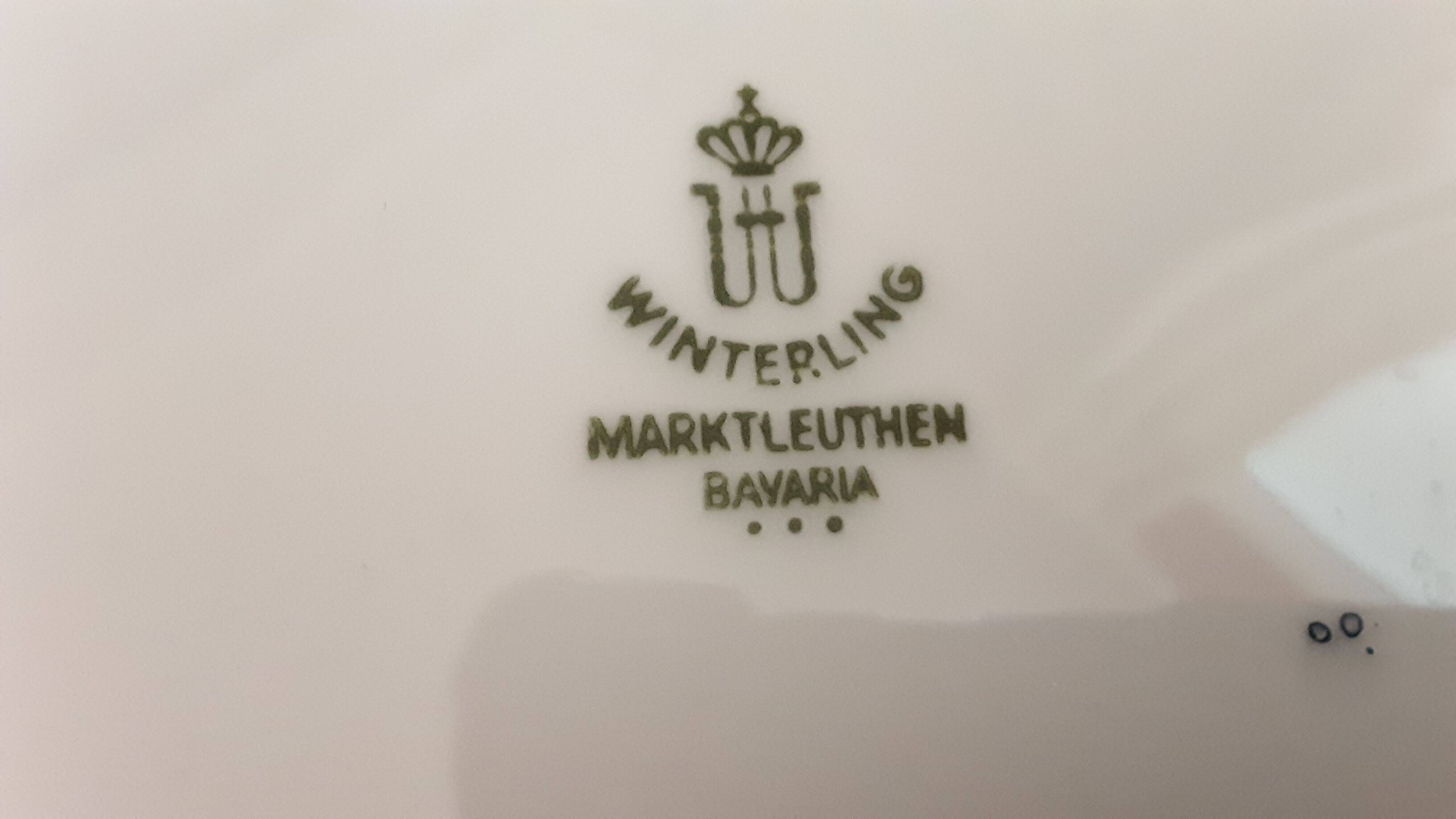 Set of 11 flat plates Bavaria