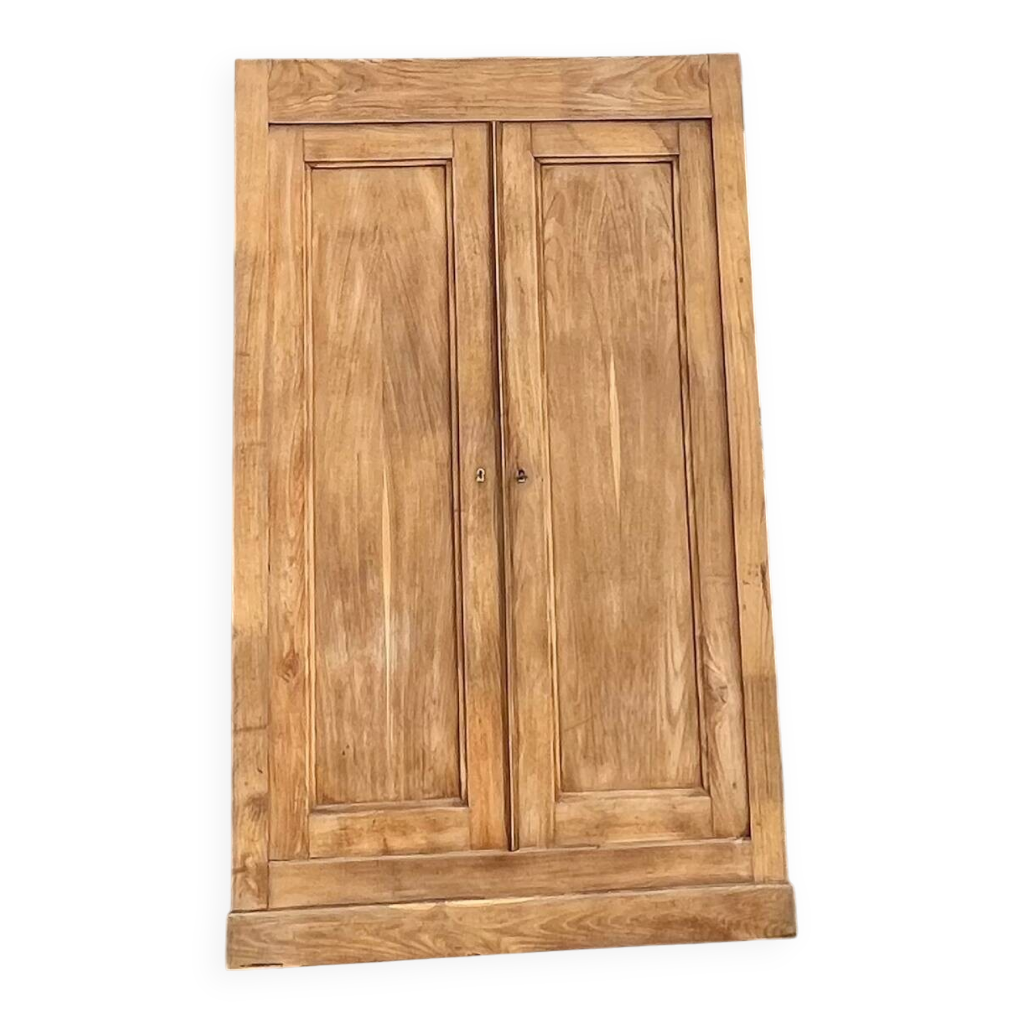 Antique wardrobe in a chic country style