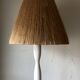 Lampadaire art déco 1950 bois et corde