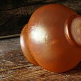 Art Deco enamelled blown glass vase