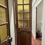 Antique double glass door