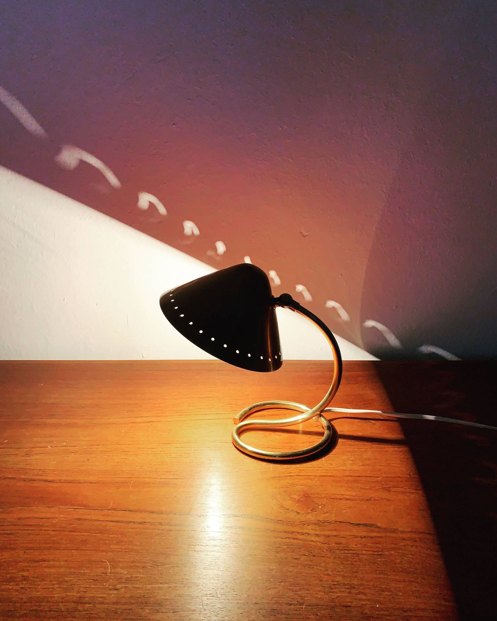 Lampe murale ou de table en laiton suédois