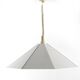 Minimalist and discreet metal sheet lamp from the 1970s.