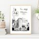 Vintage poster 30s Biscuits LU