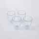 Set of four glasses, Danish design, 1970s, manufactured in Denmark