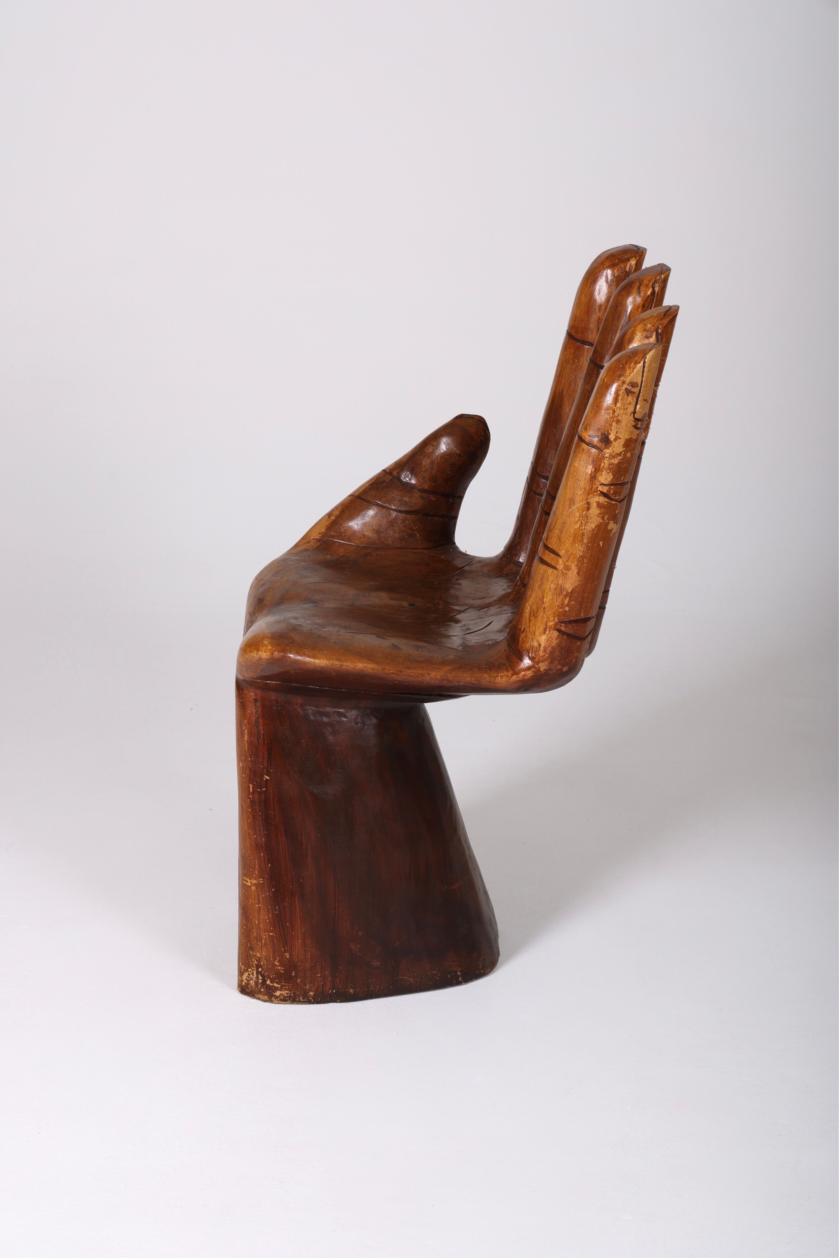Suar wood hand chair