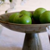 Compotier display ceramic cakes Japan 1950 unique piece