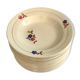 Lot de 16 assiettes Moulin des Loups Orchies "Germaine"