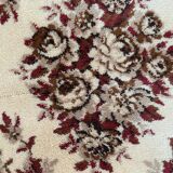 Aubusson-style mechanical carpet in 67x135 cm wool