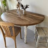 Old table with flaps