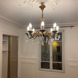 Antique crystal chandelier