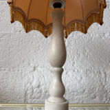 1970s alabaster column lamp