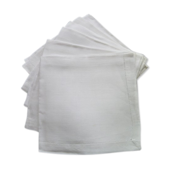 Set of 6 napkins in linen thread 61 x 61 cm
