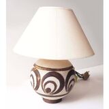 Art Deco ceramic ball lamp