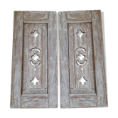 Old open shutters