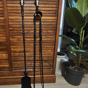 Fireplace poker set