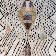 Tapis azilal berbère marron 140x265 cm