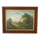 Oil on canvas from the beginning of the 20th century by Sivel